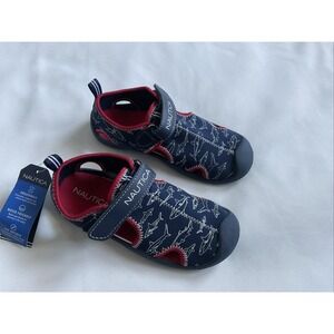 Nautica Kids Kettle Gulf New Sport Water Sandal Black Shark Size 11 KA0894